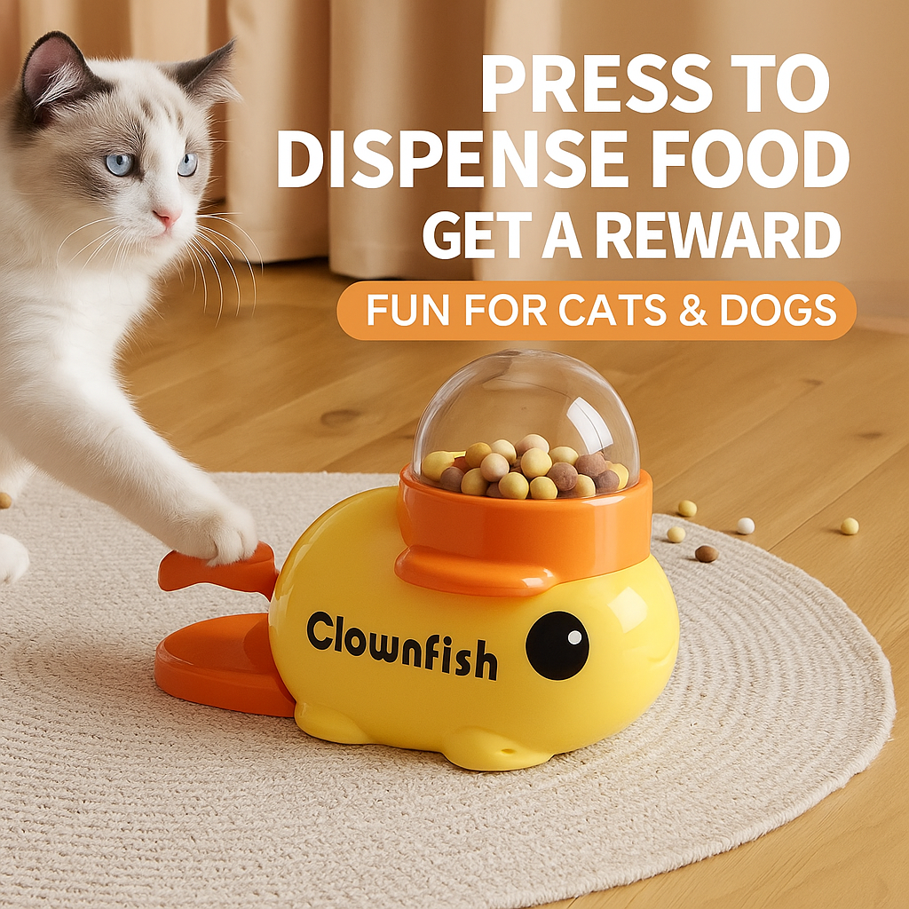 Clownfish Pet Food Dispenser